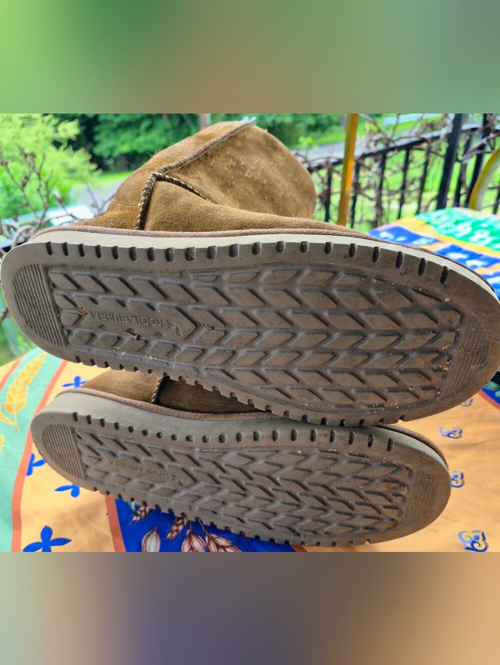 KOOLABURA by UGG π€ TALL BOOT π€ Chestnut Suede, Sheep/Sherpa Lining π«Ά US 10 - Picture 9 of 11